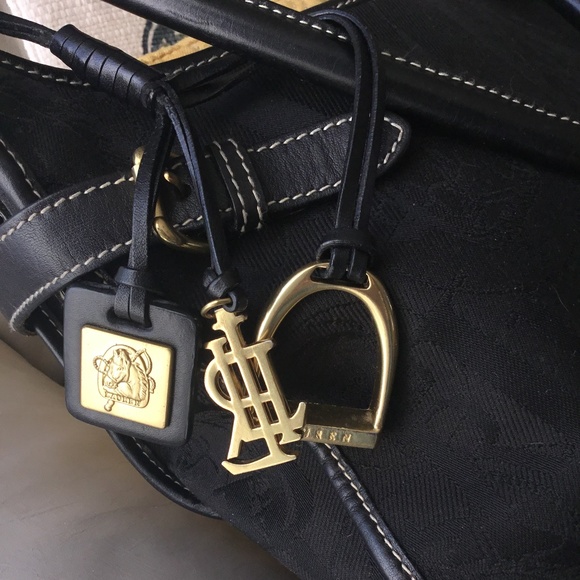 Ralph Lauren Equestrian Hobo Canvas Bag - Picture 4 of 8